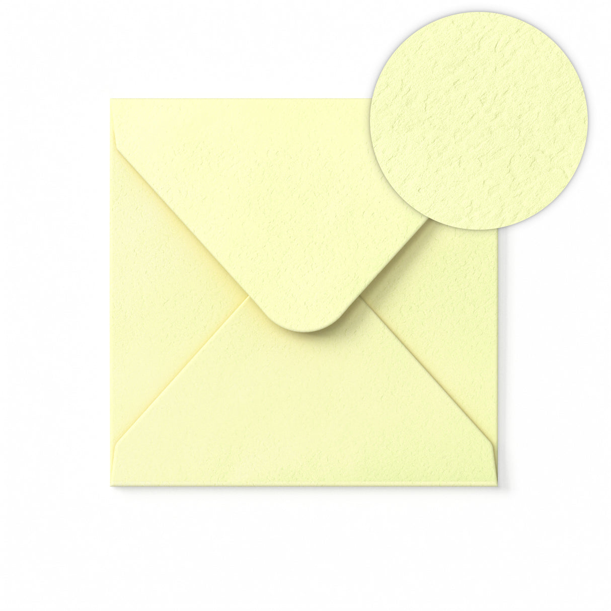 Ivory Envelope Hammered Texture 155x155 mm