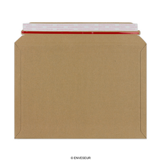 Manila Brown Peel & Seal Rigid Board Mailers Envelope (234 x 334mm)