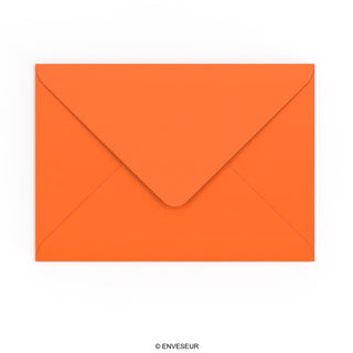 C5 Orange Gummed V-Flap Envelope (162 x 229mm)