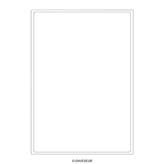 White Adhesive Labels