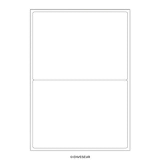 White Adhesive Labels