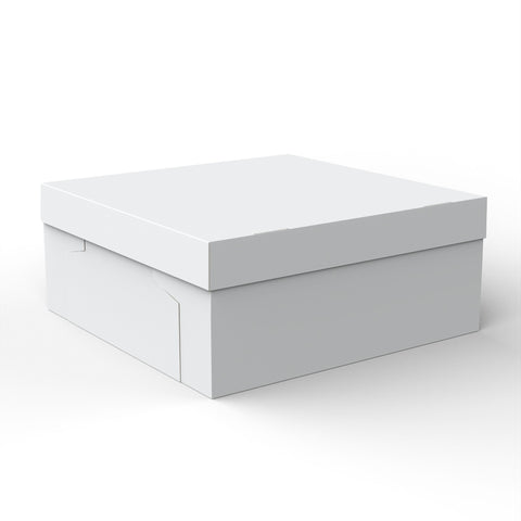 White Cardboard Boxes White 300 x 300 x 150 mm