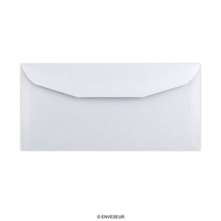 White Opaque Gummed Business Envelope (114 x 235mm)