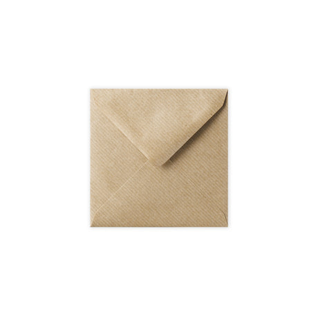 Ribbed Kraft Envelope 116x116 mm