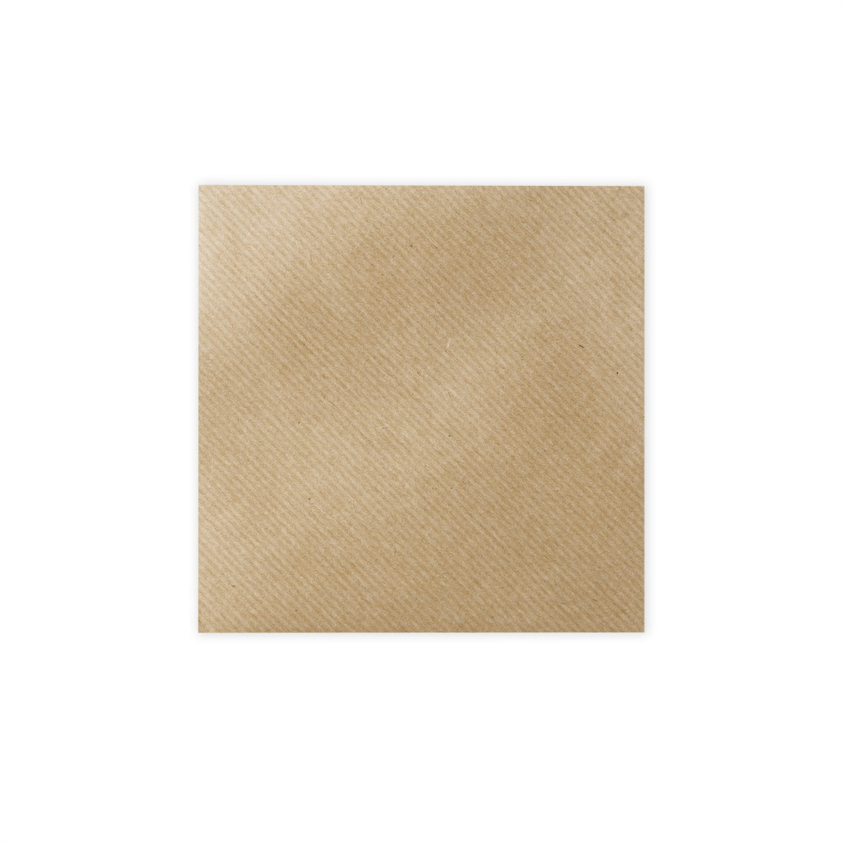 Ribbed Kraft Envelope  140x140 mm