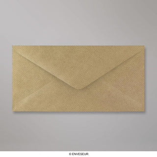 110x220 mm (DL) Brown Ribbed Envelope