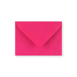 C7 Fuschia Pink Gummed V-Flap Greetings Envelope (82 x 113mm)