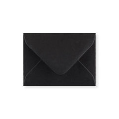 Black Gummed V-Flap Greeting Card Envelope (70 x 100mm)