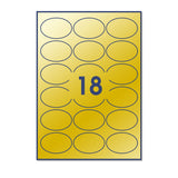 Oval Adhesive Labels