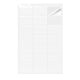 Rectangle Adhesive Labels Clear 64 x 38 mm (21 labels)