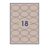 Oval Adhesive Labels
