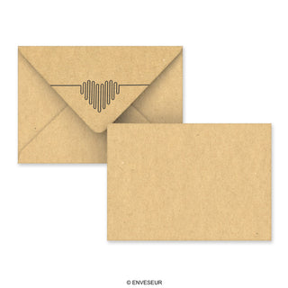 Valentine&#039;s Day envelopes ”Heartbeat”