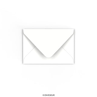 White Gummed Greeting Card Envelope (65 x 94mm)