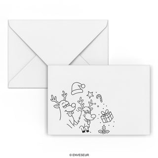 Christmas Snow Sled Envelopes
