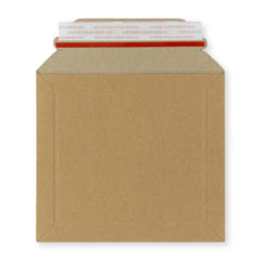 Manila Brown Peel & Seal Rigid Board Mailers Envelope (164 x 180mm)