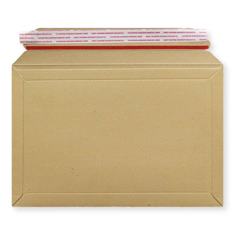 Manila Brown Peel & Seal Rigid Board Mailers Envelope (194 x 292mm)