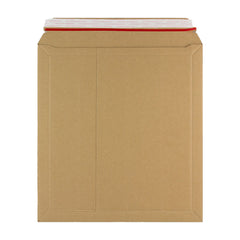 Manila Brown Peel & Seal Rigid Board Mailers Envelope (370 x 340mm)
