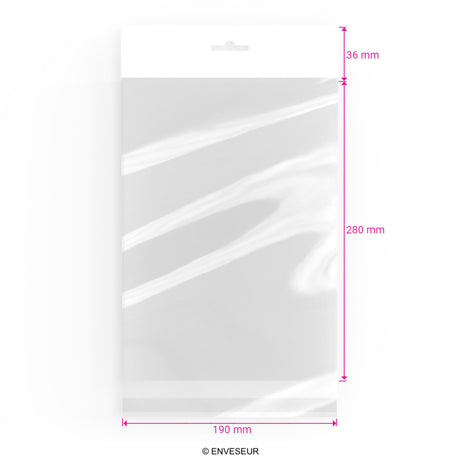Cello Bags with Header OPP