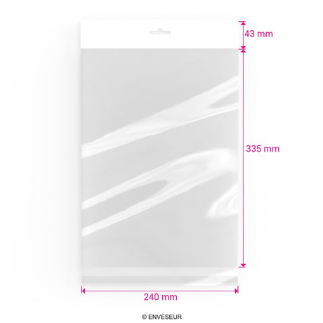 Cello Bags with Header OPP