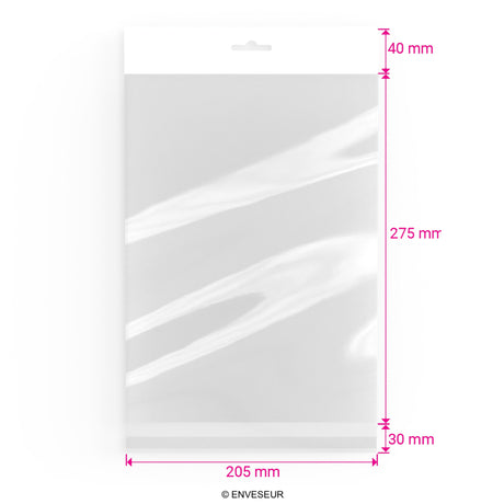 Cello Bags with Header OPP
