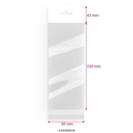 Cello Bags with Header OPP