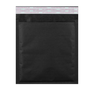Coloured Kraft Paper Bubble Bag Mailers Black 230 x 230 mm