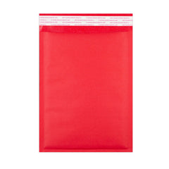 Coloured Kraft Paper Bubble Bag Mailers Red 250 x 180 mm (C5)