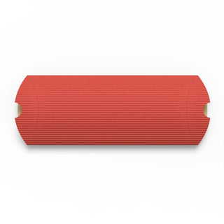 Corrugated Pillow Boxes Red 220 x 110 mm (DL)