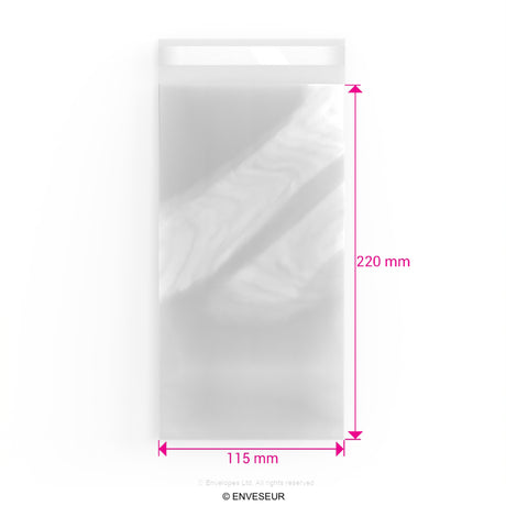 Cello bags without header OPP