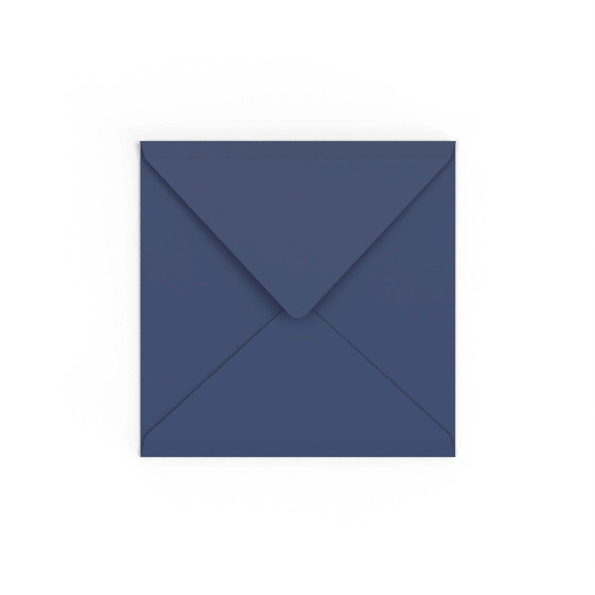Navy Blue British Made Gummed V-Flap Envelope (155 x 155mm)