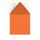 Flame Orange British Made Gummed V-Flap Envelope (155 x 155mm)