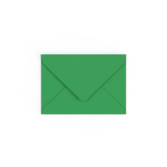 C6 Kelly Green British Made Gummed V-Flap Envelope (114 x 162mm)