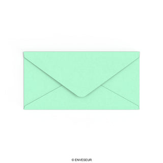 Jade green envelope 110x220 mm (DL)