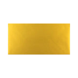 DL Metallic Gold Gummed V-Flap Envelope (110 x 220mm)