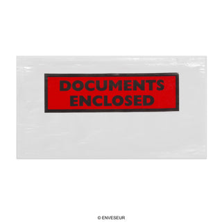 Clear Documents Enclosed Wallets - Printed