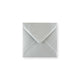 Metallic Silver Gummed V-Flap Greeting Card Envelope (116 x 116mm)