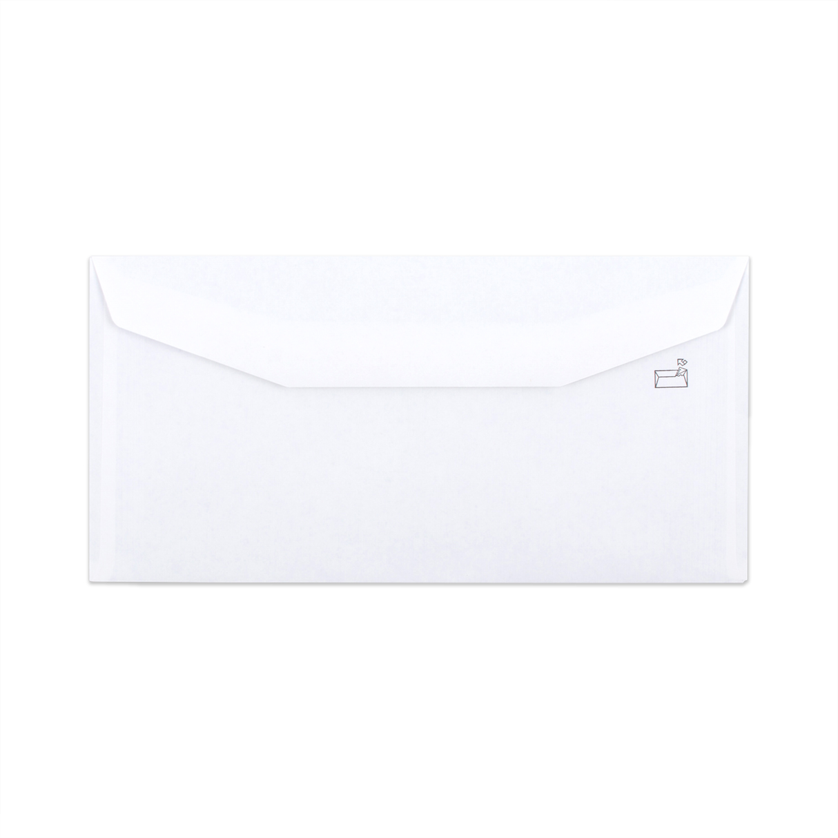 White Envelope with Internal Opacity - Window 110x220mm (DL) 80gr/m²
