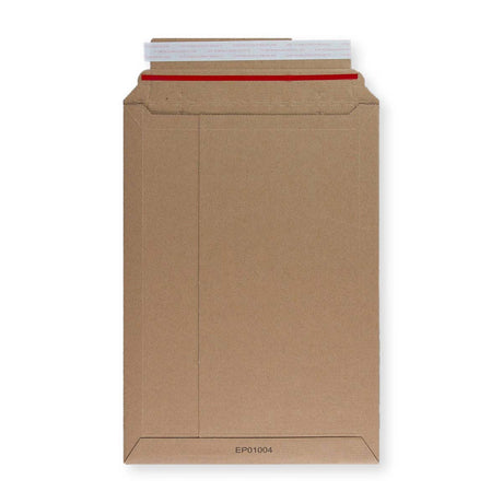 Manila Brown Peel & Seal Rigid Board Mailers Envelope (340 x 235mm)