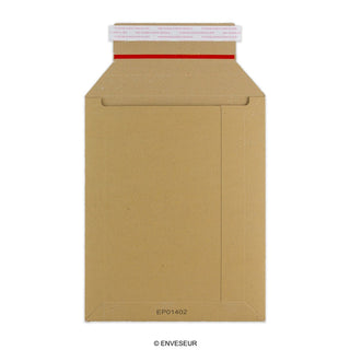 Manila Brown Peel & Seal Rigid Board Mailers Envelope (265 x 210mm)