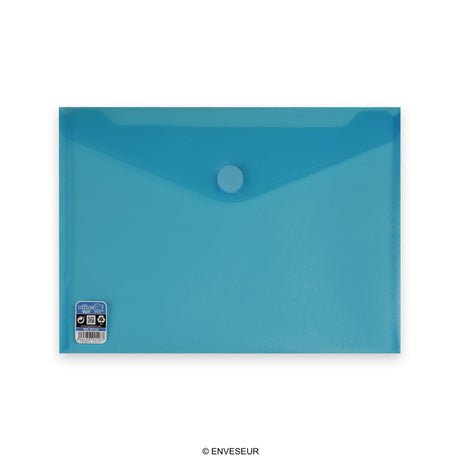 Translucent polypropylene envelopes with V-LOCK velcro closure