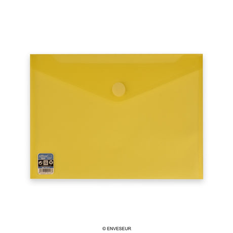 Translucent polypropylene envelopes with V-LOCK velcro closure