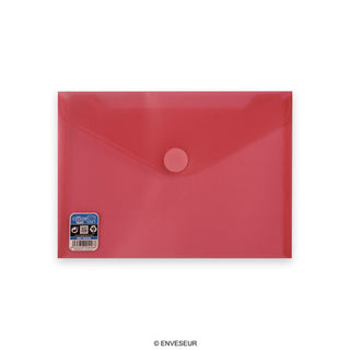 Translucent polypropylene envelopes with V-LOCK velcro closure