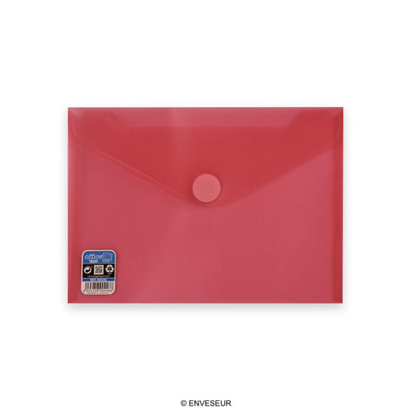 Translucent polypropylene envelopes with V-LOCK velcro closure