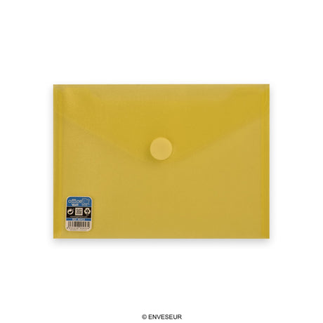 Translucent polypropylene envelopes with V-LOCK velcro closure