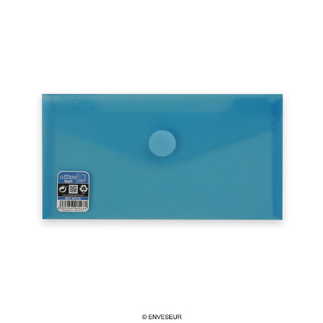 Translucent polypropylene envelopes with V-LOCK velcro closure