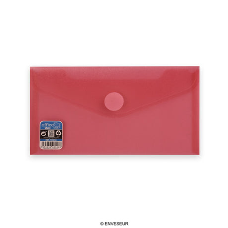 Translucent polypropylene envelopes with V-LOCK velcro closure
