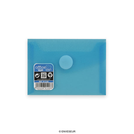 Translucent polypropylene envelopes with V-LOCK velcro closure