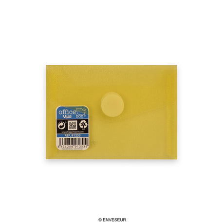 Translucent polypropylene envelopes with V-LOCK velcro closure
