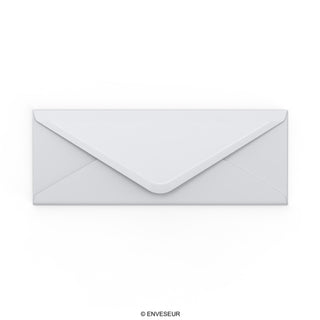 Oyster Gummed V-Flap Envelope (80 x 215mm)