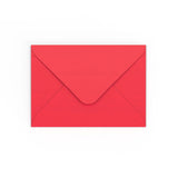 Bright Red Gummed V-Flap Envelope (125 x 175mm)